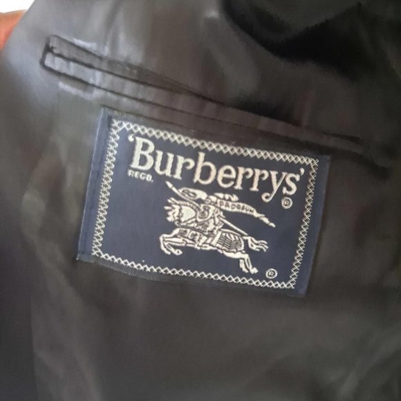 BLACK Burberry One Button Suit Jacket - Picture 4 of 7